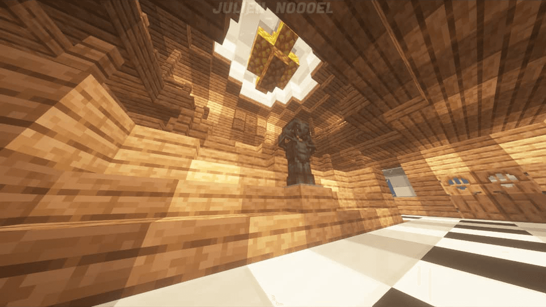 Construction du Titanic sur Minecraft 5