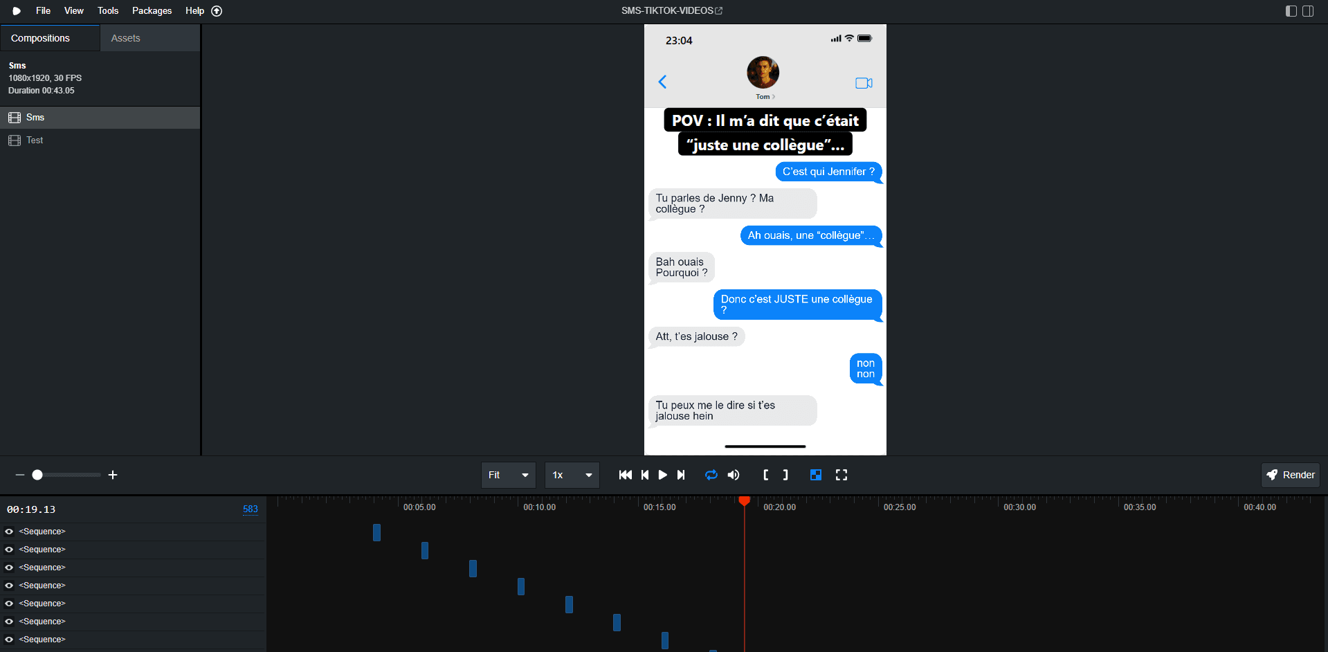 I-message video generator - preview 2
