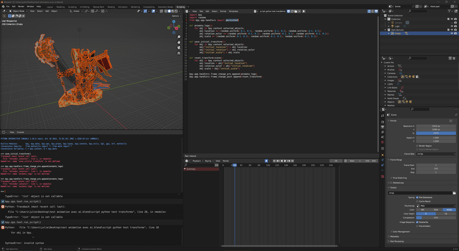 Animation 3D LEGO hyper réaliste avec Blender - preview 2